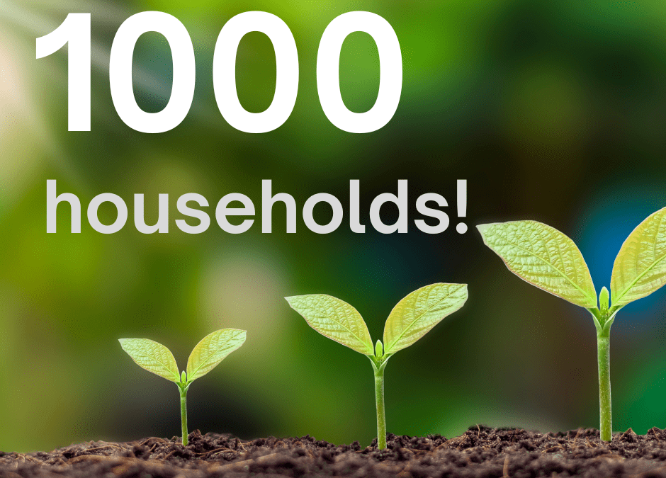 1000 household gardens tested!